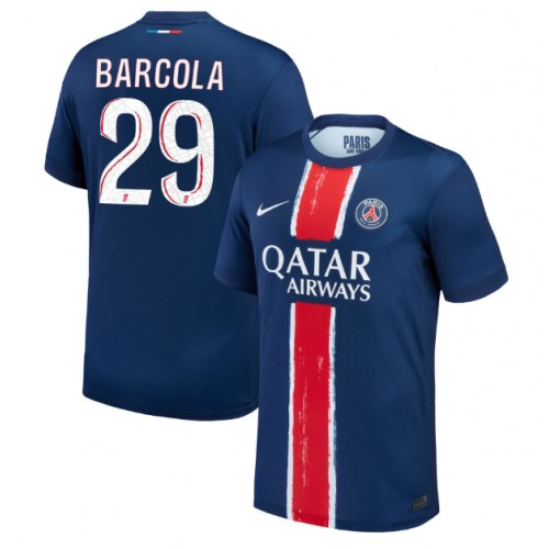 Paris Saint-Germain Bradley Barcola #29 Domaci Dres 2024-25 Kratak Rukav